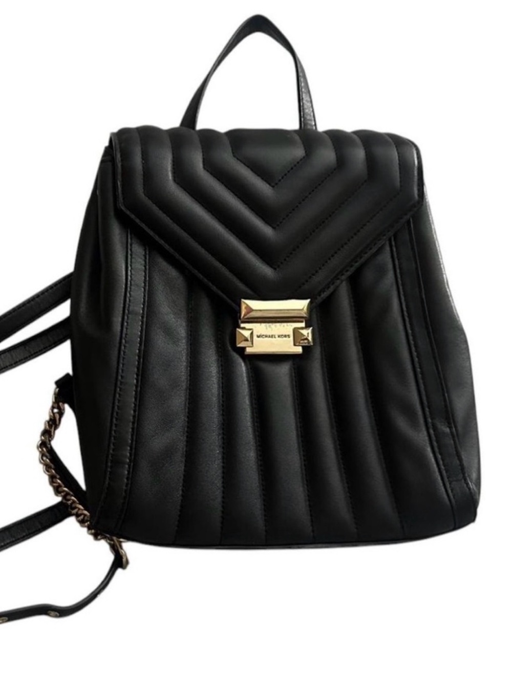 Michael Kors Whitney medium, quilted leather backpack